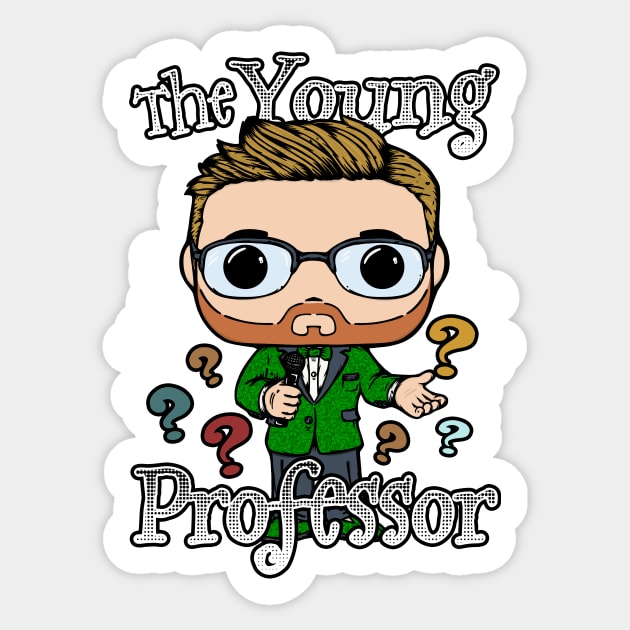 Young Professor Green Sticker by The Young Professor